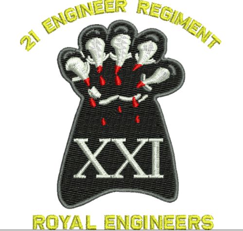 21 Engineer Regiment Embroidered Polo Shirt